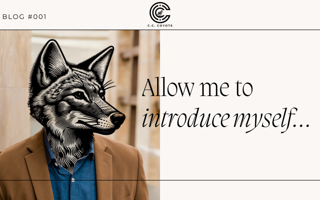 Meet C.C. Coyote: Your Guide to Wit, Wisdom, and a Bit of Whimsy